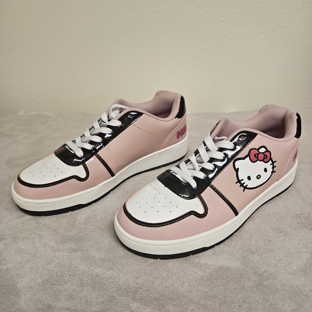 Hello Kitty Pink and White Sneakers